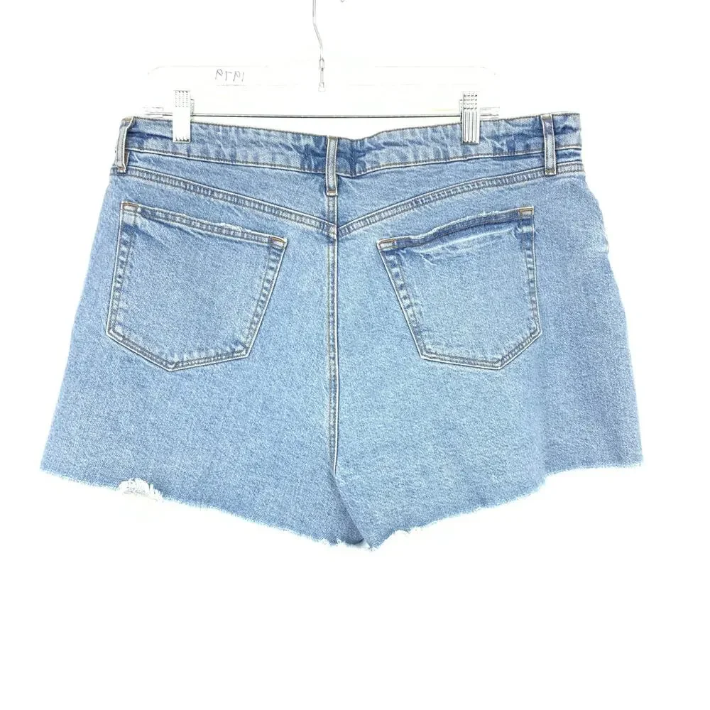 Loft Denim Cutoff Jean Shorts Womens Size 32 Light Wash